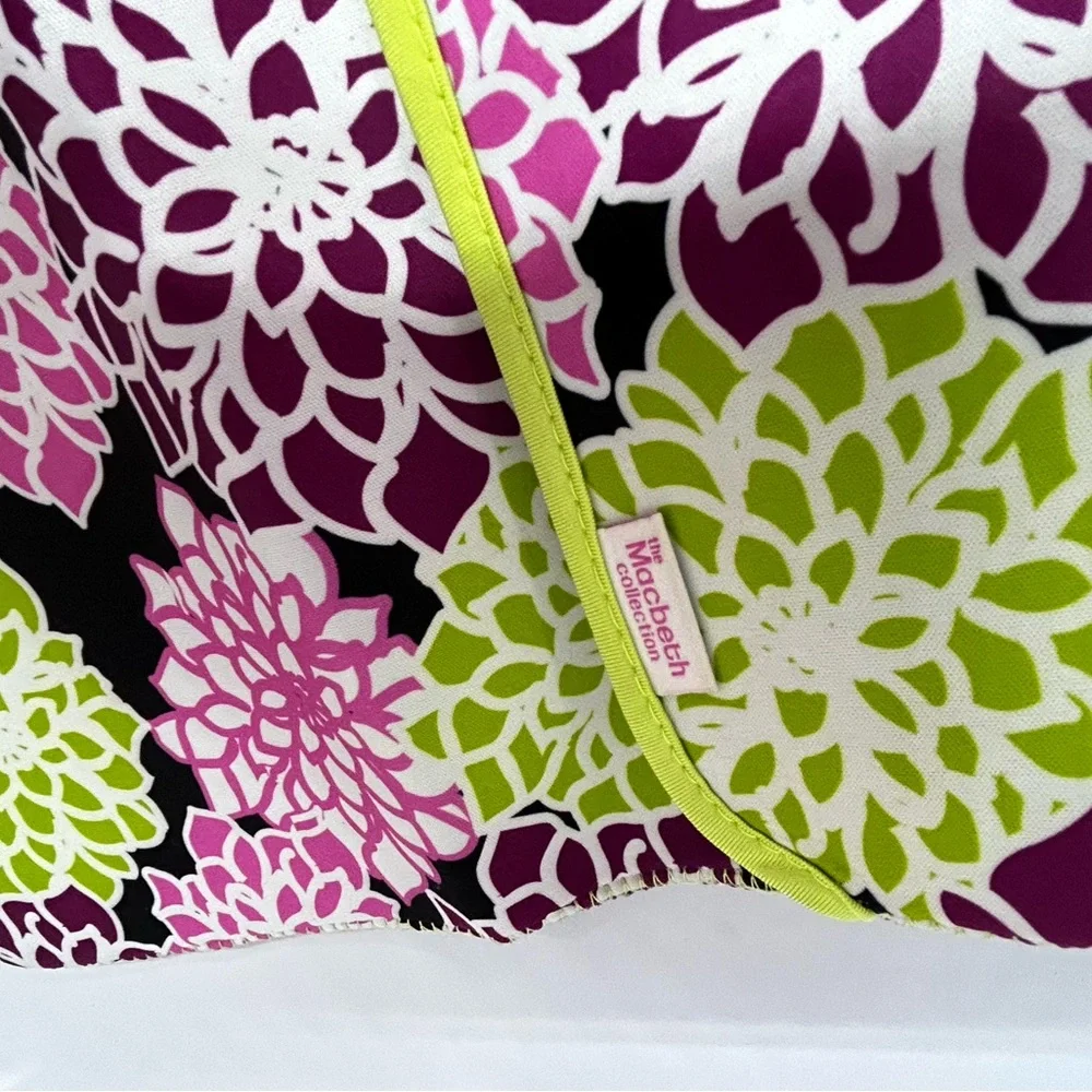The MacBeth‎ Collection Zebra Floral Neoprene Reversable Laptop Sleeve